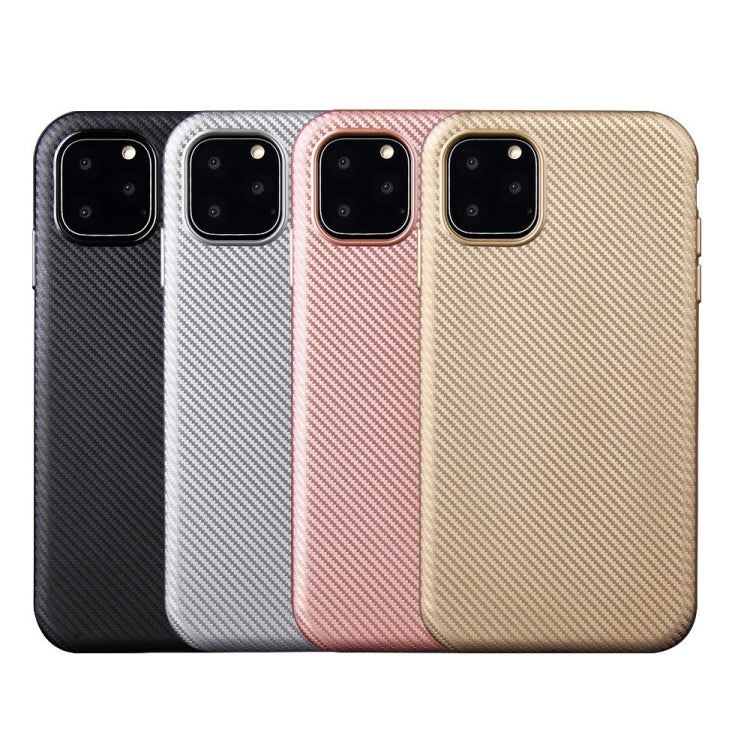 For iPhone 11 Carbon Fiber Texture Shockproof TPU Protective Case
