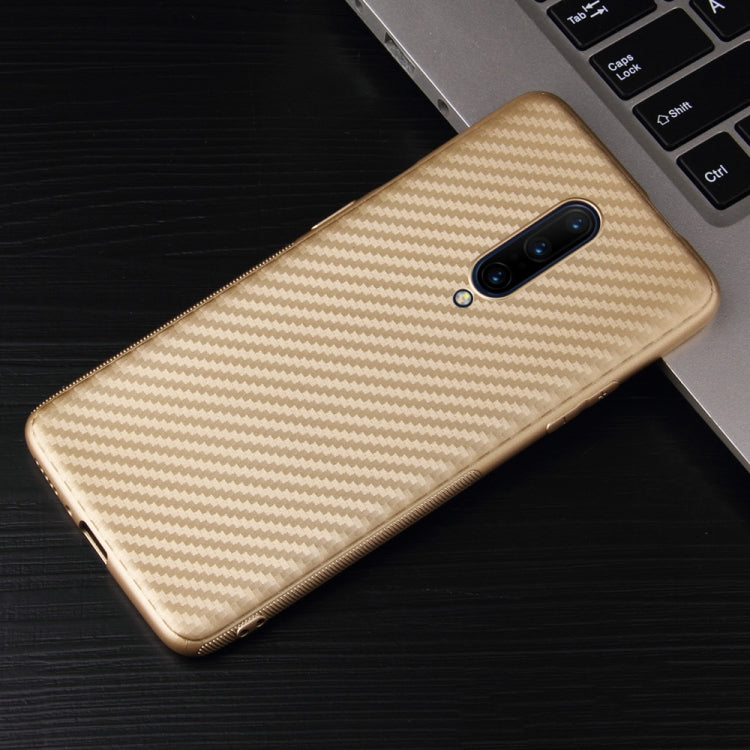 For OnePlus 7 Pro Carbon Fiber Texture Shockproof TPU Protective Case