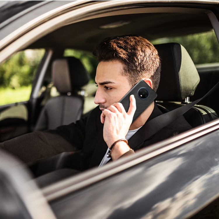 For OnePlus 7T Carbon Fiber Texture Shockproof TPU Protective Case