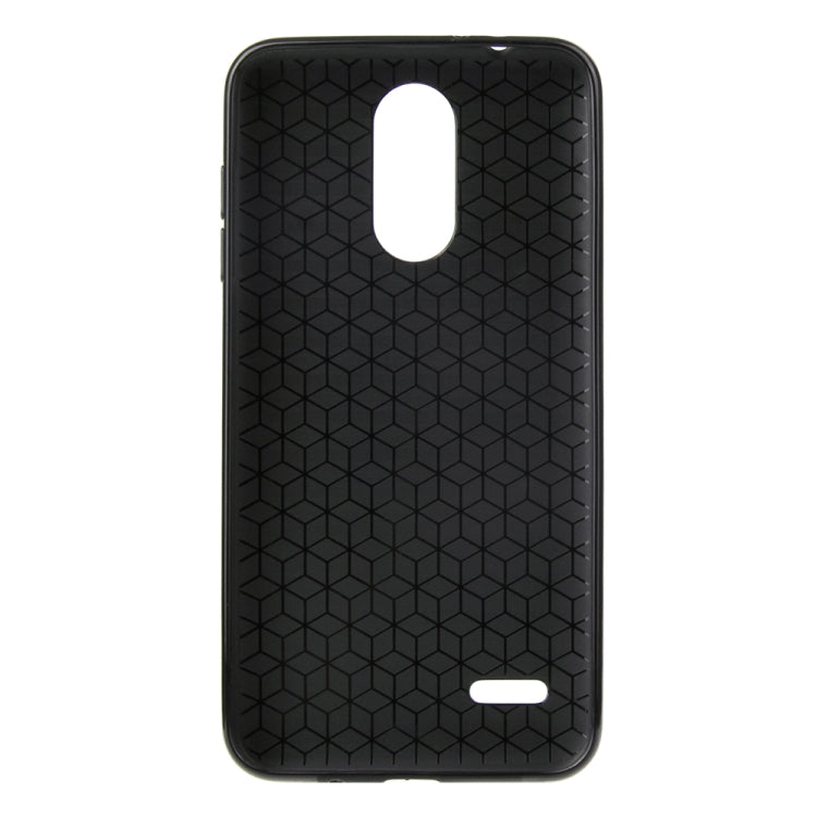For LG K9 Carbon Fiber Texture Shockproof TPU Protective Case