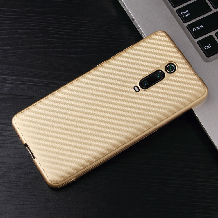 For Xiaomi Redmi K20 Carbon Fiber Texture Shockproof TPU Protective Case