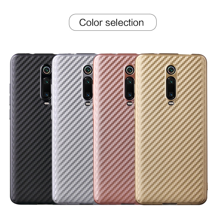 For Xiaomi Redmi K20 Carbon Fiber Texture Shockproof TPU Protective Case