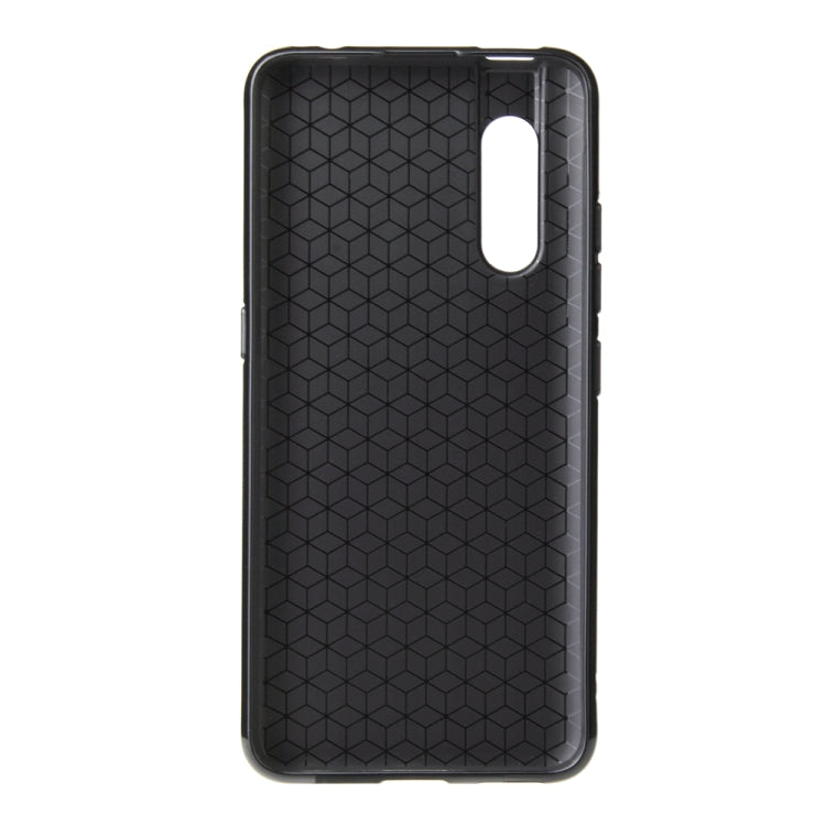 For Vivo V15 Pro Carbon Fiber Texture Shockproof TPU Protective Case