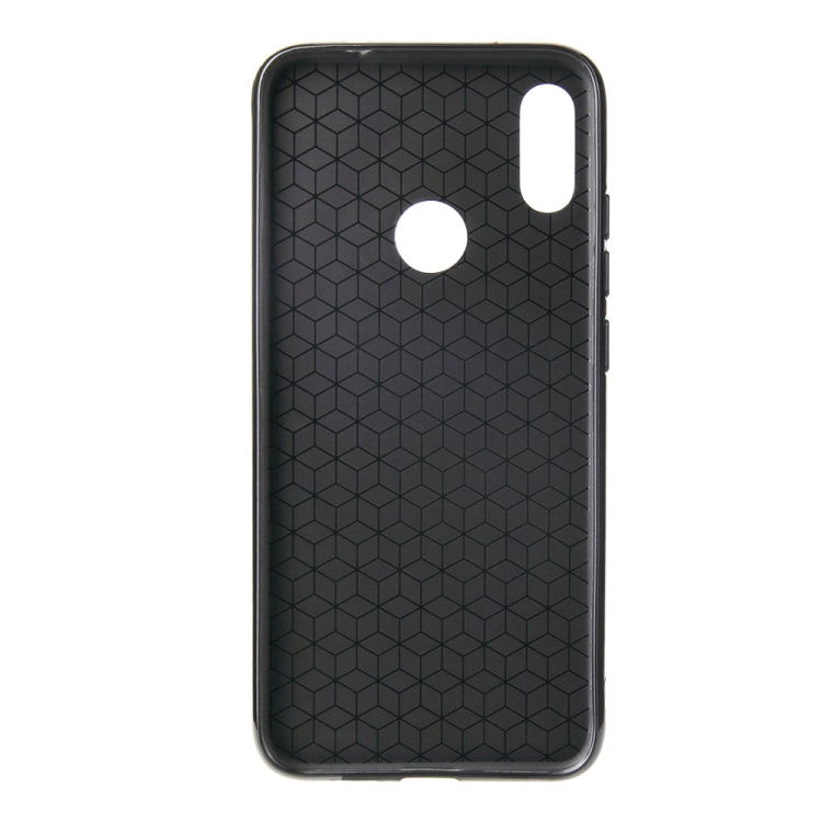 For Xiaomi Redmi Note 7 Carbon Fiber Texture Shockproof TPU Protective Case