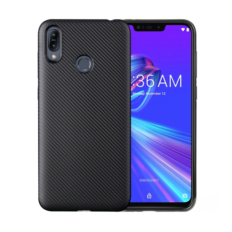 For Sony Xperia XZ4 Carbon Fiber Texture Shockproof TPU Protective Case