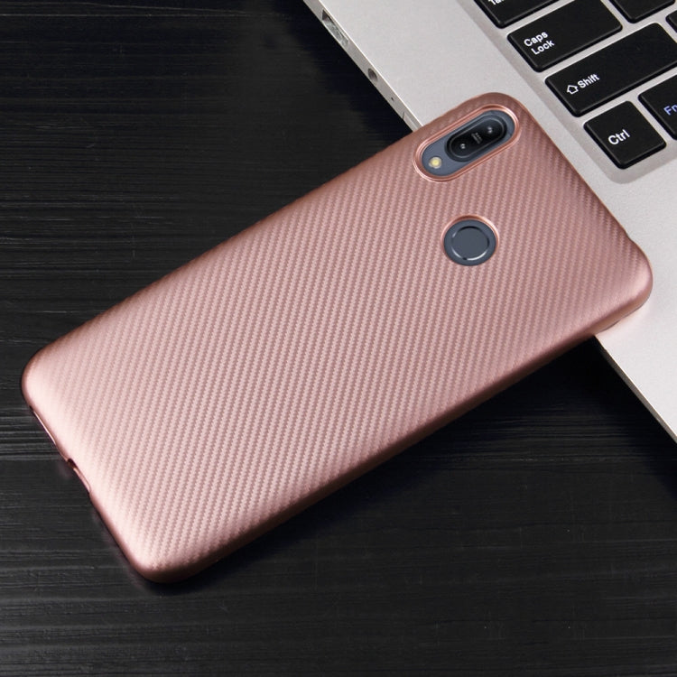 For Sony Xperia XZ4 Carbon Fiber Texture Shockproof TPU Protective Case