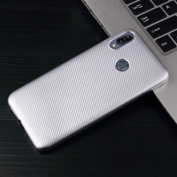 For Sony Xperia XZ4 Carbon Fiber Texture Shockproof TPU Protective Case