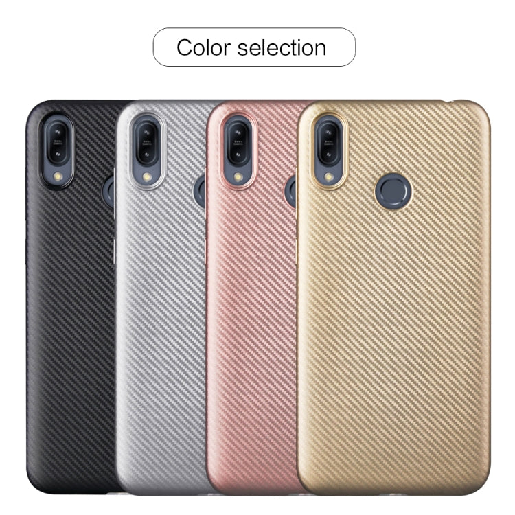 For Sony Xperia XZ4 Carbon Fiber Texture Shockproof TPU Protective Case