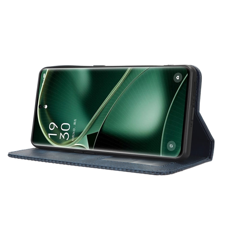 For OPPO Find X6 Pro Magnetic Buckle Retro Texture Leather Phone Case