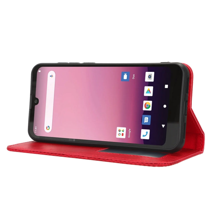 For Orbic Q10 4G Magnetic Buckle Retro Texture Leather Phone Case