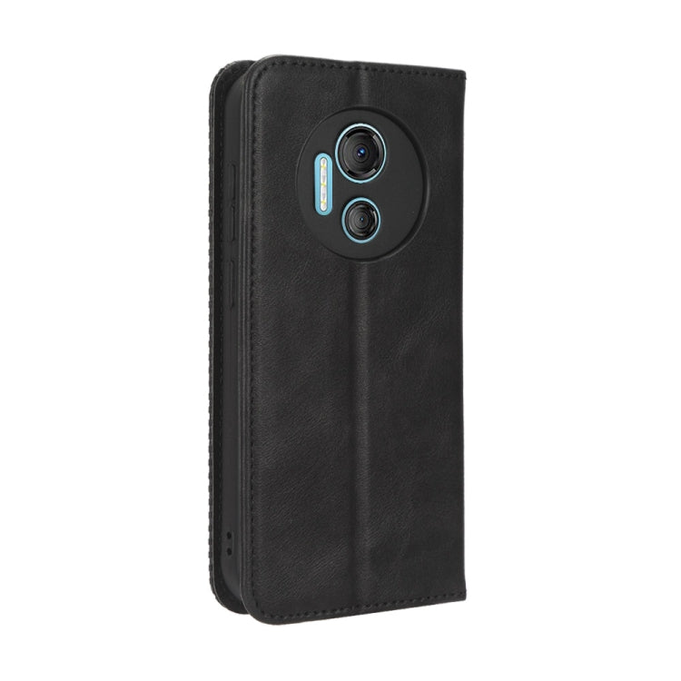 For Doogee X97 / X97 Pro Magnetic Buckle Retro Texture Leather Phone Case