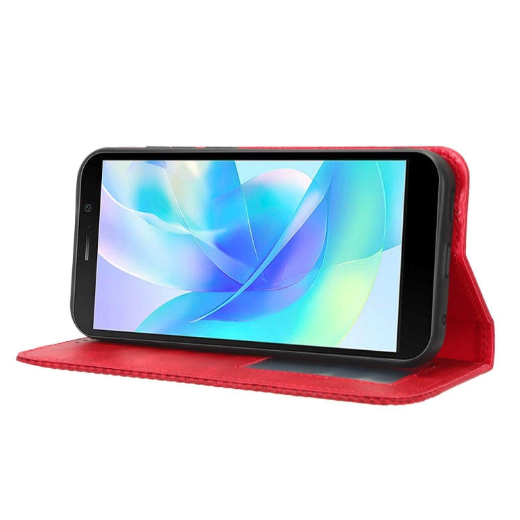 For Doogee X97 / X97 Pro Magnetic Buckle Retro Texture Leather Phone Case