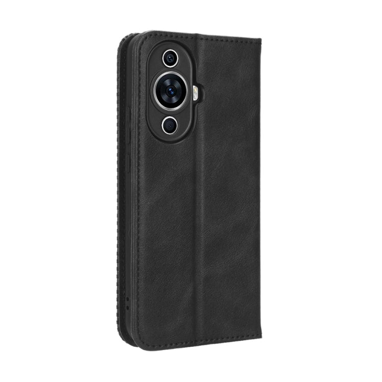 For Huawei nova 11 Pro Magnetic Buckle Retro Texture Leather Phone Case