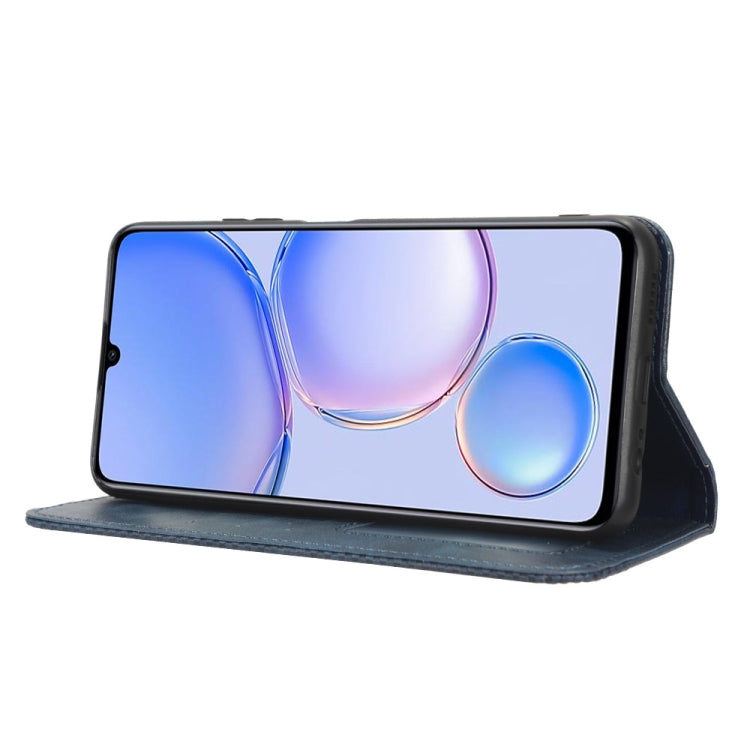 For Huawei Enjoy 60 4G Magnetic Buckle Retro Texture Leather Phone Case