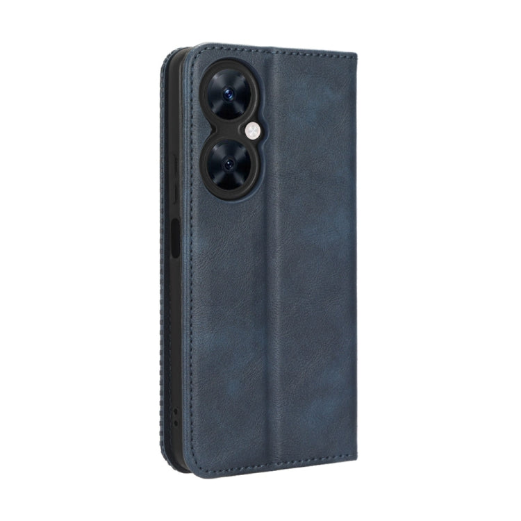 For Huawei Maimang 20 Magnetic Buckle Retro Texture Leather Phone Case