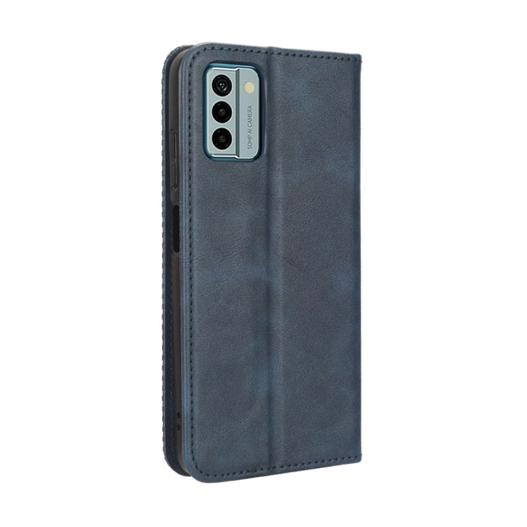 For Nokia G22 4G Magnetic Buckle Retro Texture Leather Phone Case