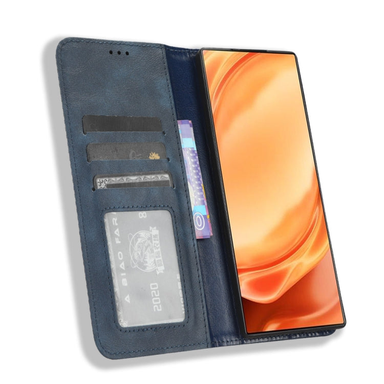 For ZTE Nubia Z50 Ultra Magnetic Buckle Retro Texture Leather Phone Case