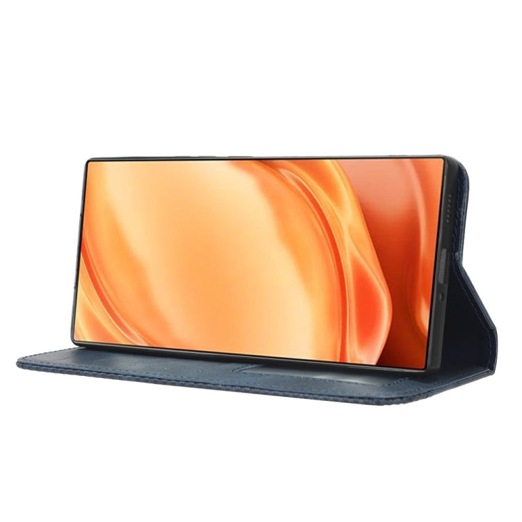 For ZTE Nubia Z50 Ultra Magnetic Buckle Retro Texture Leather Phone Case