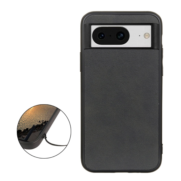 For Google Pixel 8 Two-color Calf Texture Shockproof Phone Case