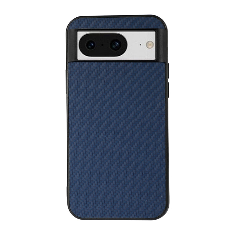 For Google Pixel 8 Carbon Fiber Texture PU Phone Case