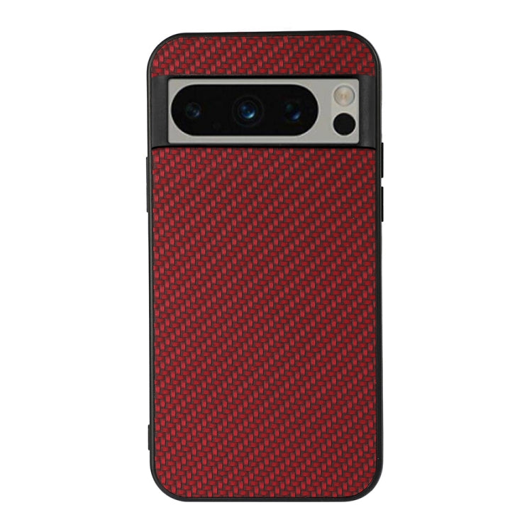 For Google Pixel 8 Pro Carbon Fiber Texture PU Phone Case