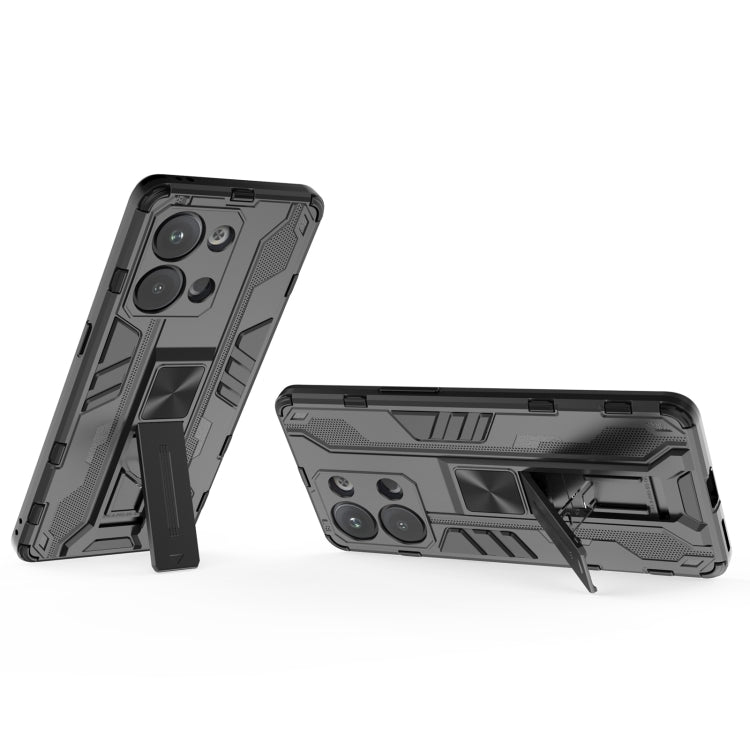 For OPPO Reno9 / Reno9 Pro 5G Supersonic Holder PC Soft TPU Phone Case