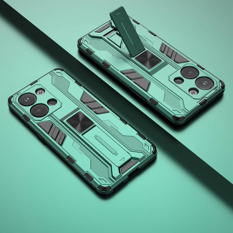 For OPPO Reno9 / Reno9 Pro 5G Supersonic Holder PC Soft TPU Phone Case