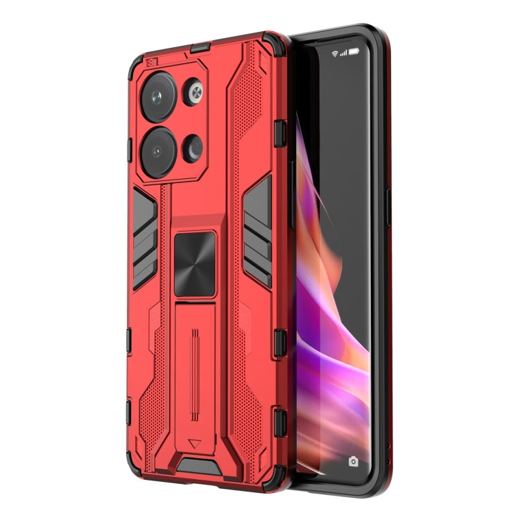 For OPPO Reno9 / Reno9 Pro 5G Supersonic Holder PC Soft TPU Phone Case