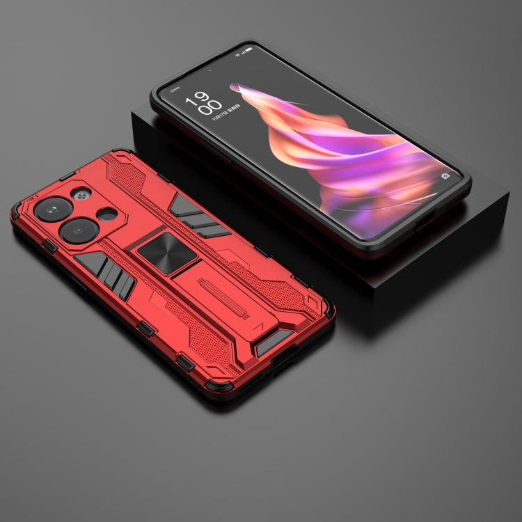 For OPPO Reno9 / Reno9 Pro 5G Supersonic Holder PC Soft TPU Phone Case