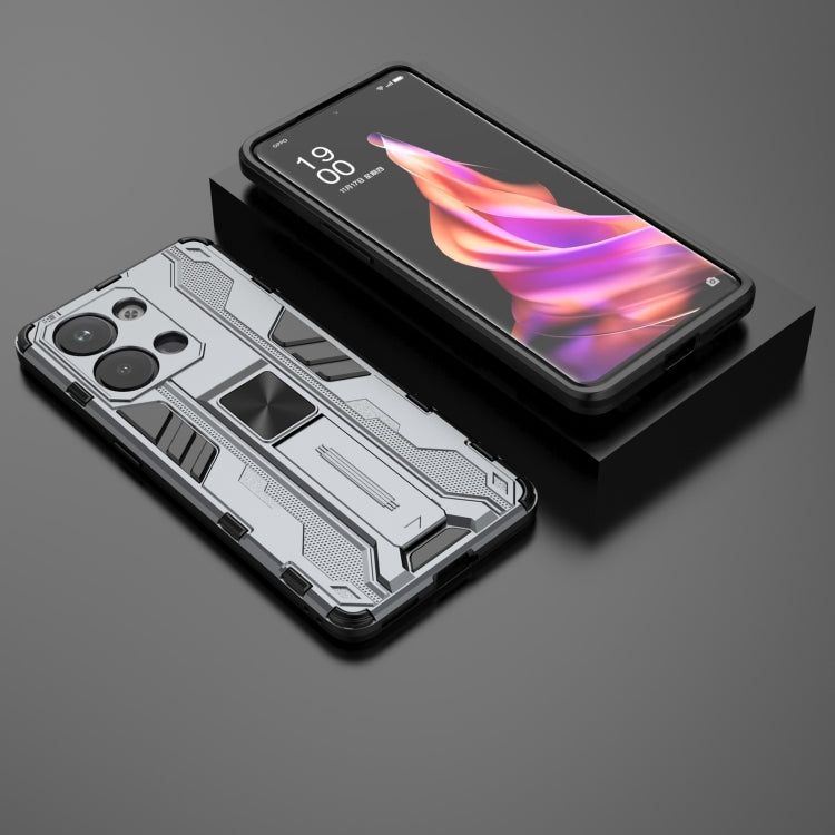 For OPPO Reno9 / Reno9 Pro 5G Supersonic Holder PC Soft TPU Phone Case