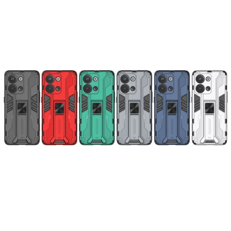 For OPPO Reno9 / Reno9 Pro 5G Supersonic Holder PC Soft TPU Phone Case