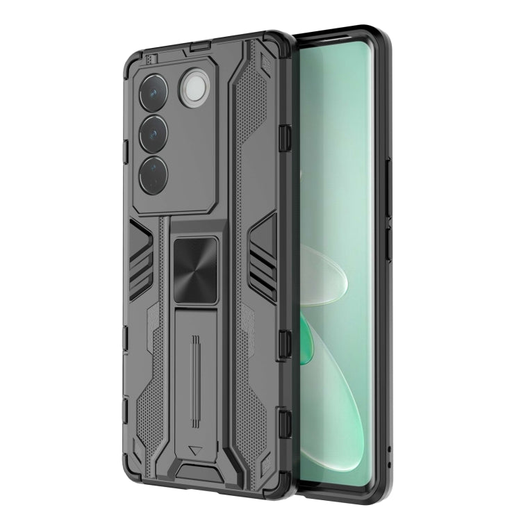 For vivo S16 / S16 Pro Supersonic Holder PC Soft TPU Phone Case