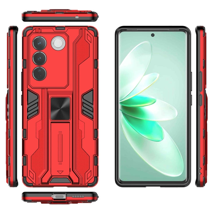 For vivo S16 / S16 Pro Supersonic Holder PC Soft TPU Phone Case