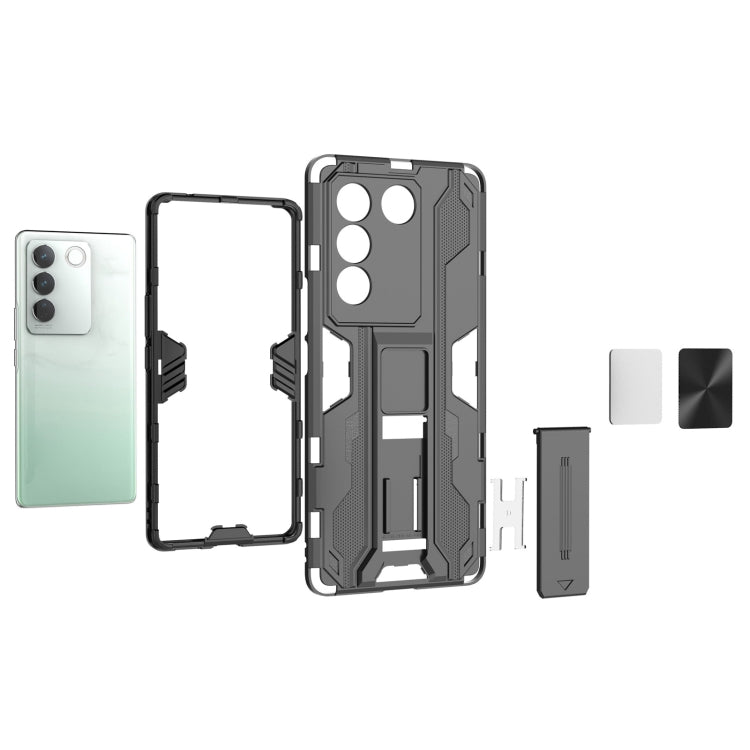 For vivo S16 / S16 Pro Supersonic Holder PC Soft TPU Phone Case