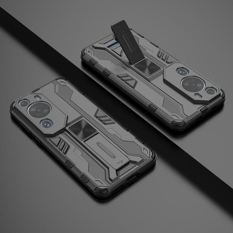 For Huawei P60 Art 4G Supersonic Holder PC Soft TPU Phone Case