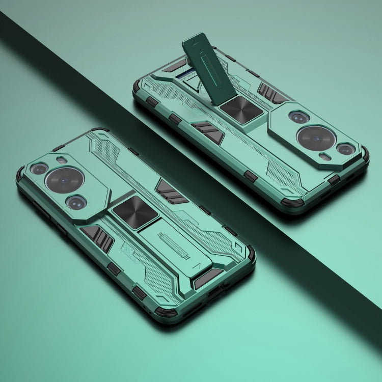 For Huawei P60 Art 4G Supersonic Holder PC Soft TPU Phone Case