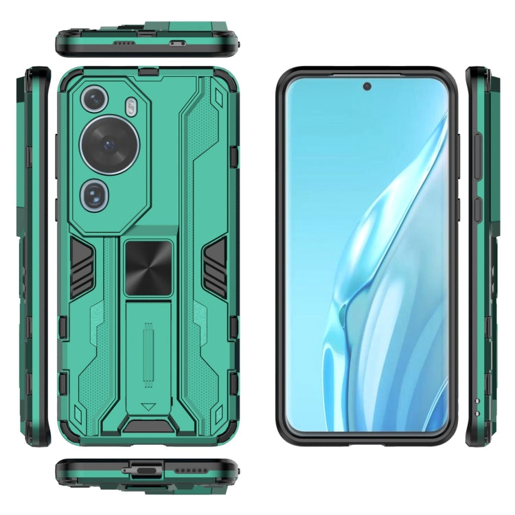 For Huawei P60 Art 4G Supersonic Holder PC Soft TPU Phone Case