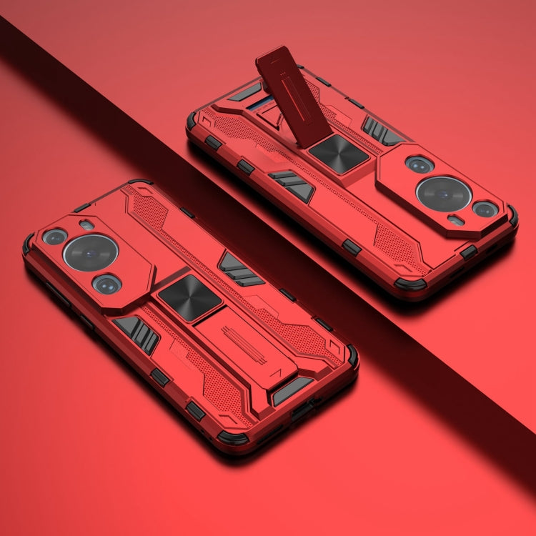 For Huawei P60 Art 4G Supersonic Holder PC Soft TPU Phone Case