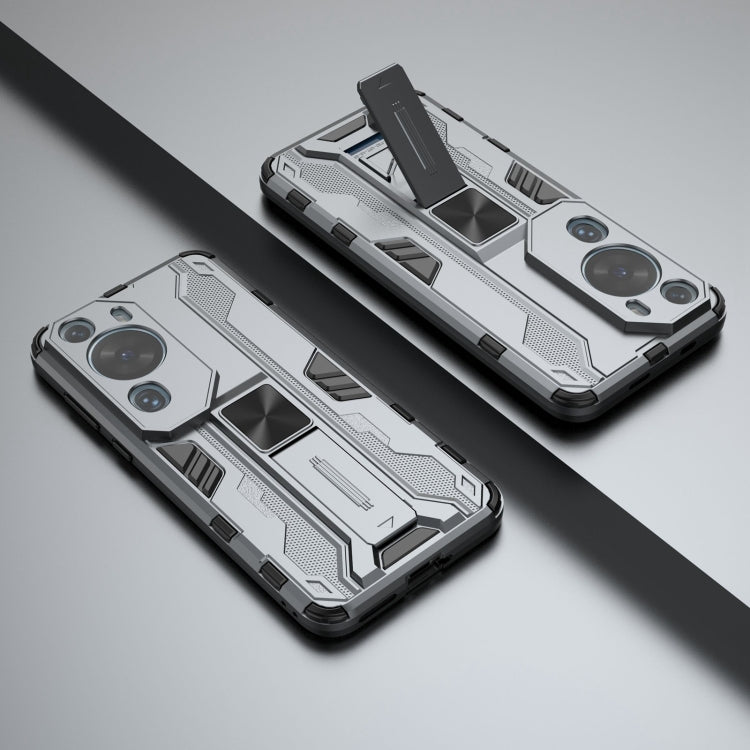 For Huawei P60 Art 4G Supersonic Holder PC Soft TPU Phone Case