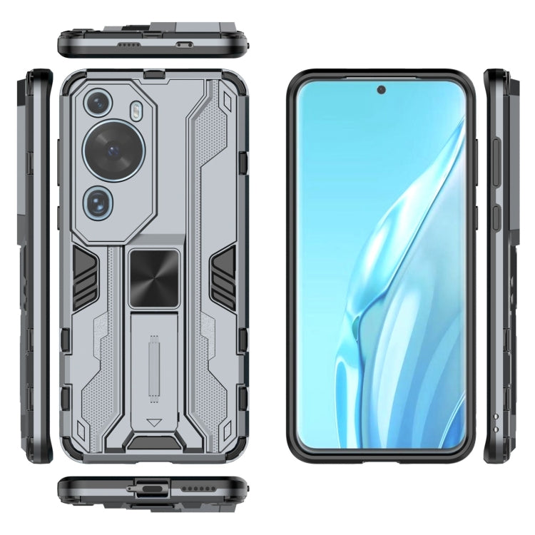 For Huawei P60 Art 4G Supersonic Holder PC Soft TPU Phone Case