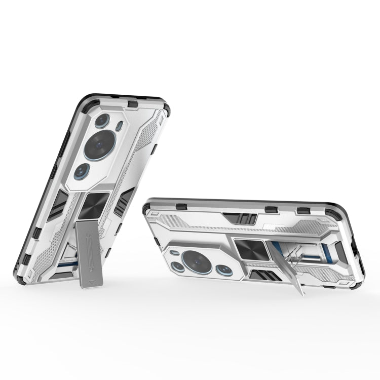 For Huawei P60 Art 4G Supersonic Holder PC Soft TPU Phone Case