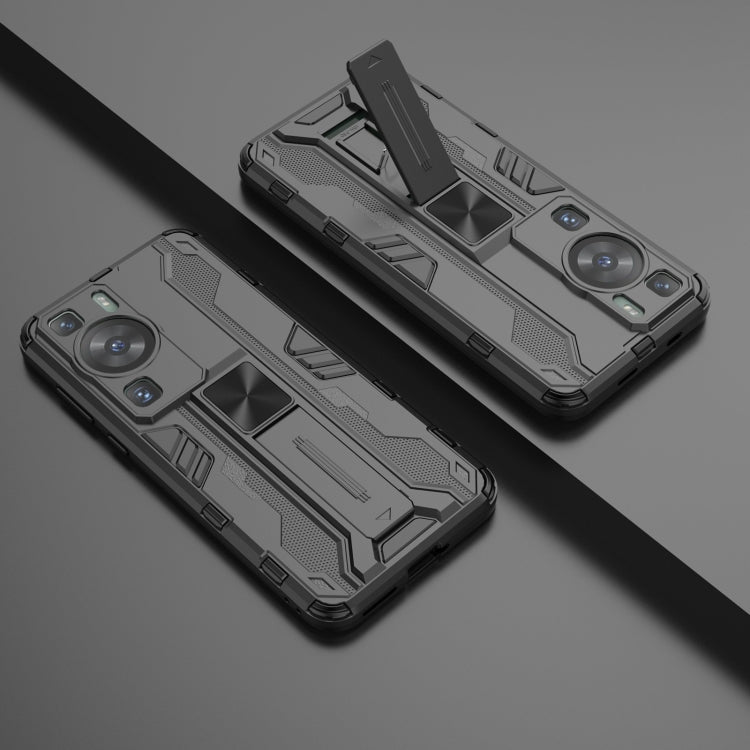 For Huawei P60 / P60 Pro Supersonic Holder PC Soft TPU Phone Case