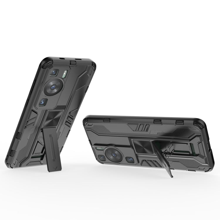 For Huawei P60 / P60 Pro Supersonic Holder PC Soft TPU Phone Case