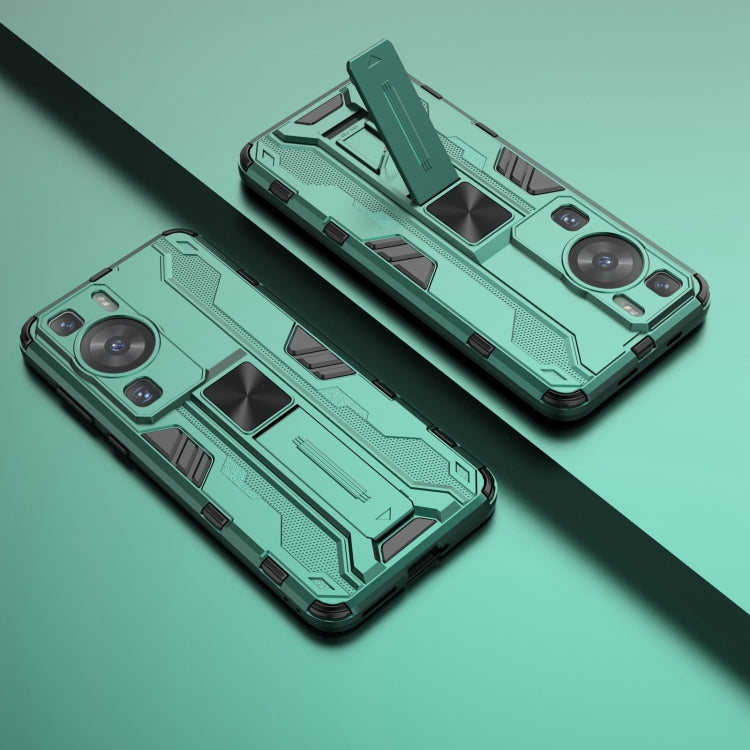 For Huawei P60 / P60 Pro Supersonic Holder PC Soft TPU Phone Case