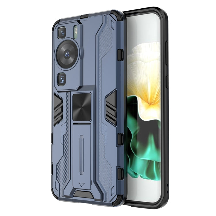 For Huawei P60 / P60 Pro Supersonic Holder PC Soft TPU Phone Case