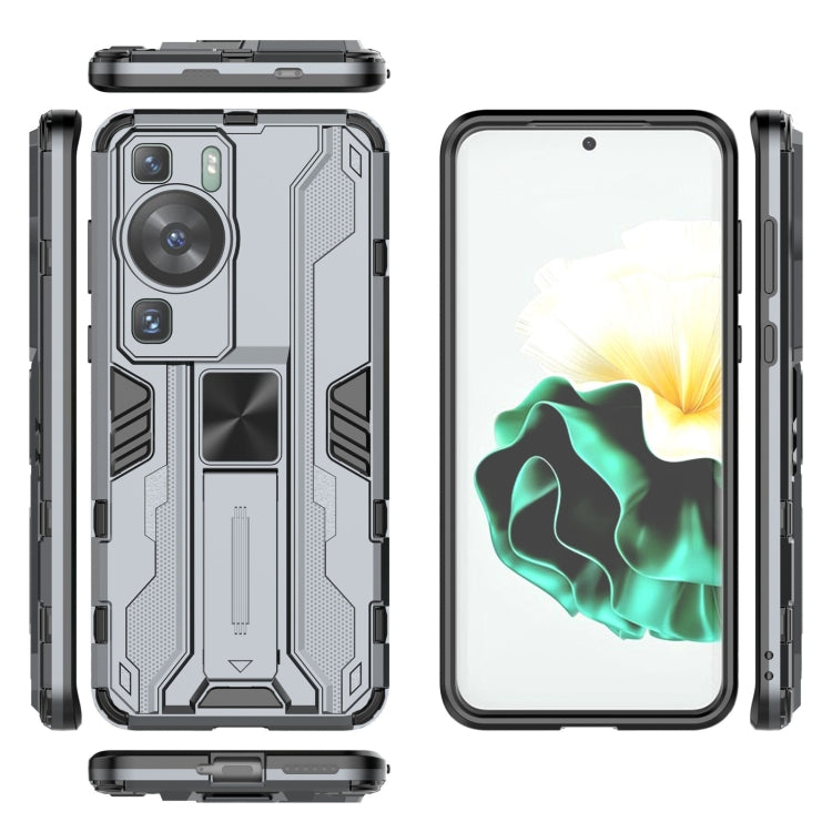 For Huawei P60 / P60 Pro Supersonic Holder PC Soft TPU Phone Case