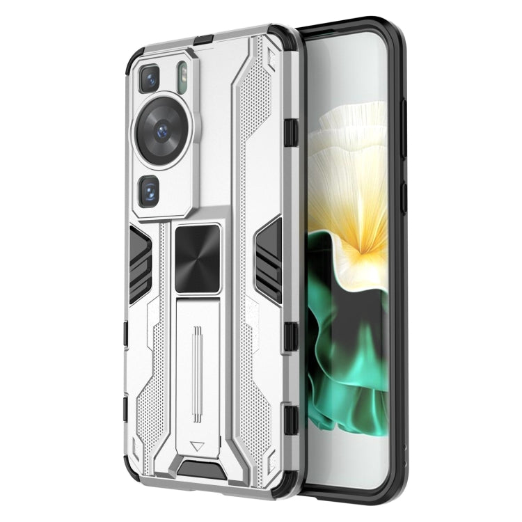 For Huawei P60 / P60 Pro Supersonic Holder PC Soft TPU Phone Case