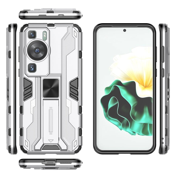 For Huawei P60 / P60 Pro Supersonic Holder PC Soft TPU Phone Case