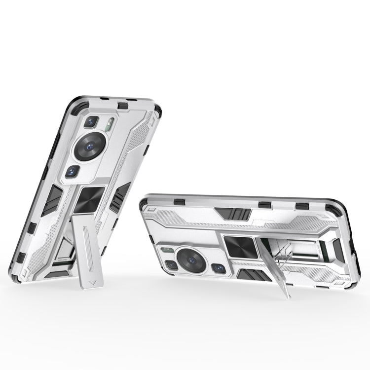 For Huawei P60 / P60 Pro Supersonic Holder PC Soft TPU Phone Case