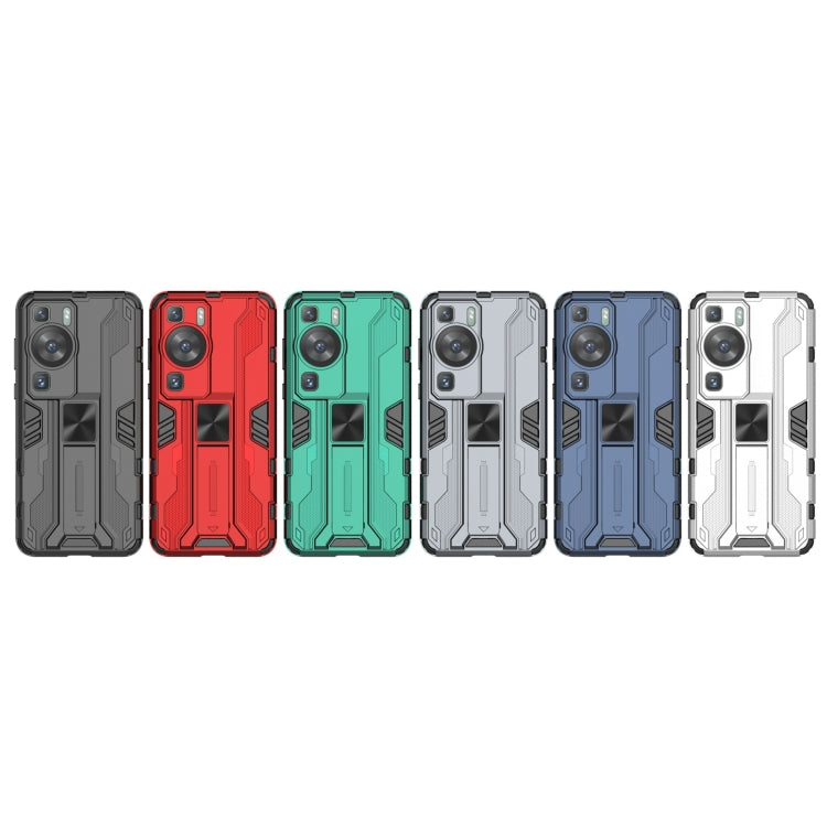 For Huawei P60 / P60 Pro Supersonic Holder PC Soft TPU Phone Case